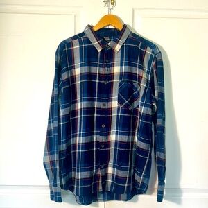 MEN STREET LEGAL LIGHT FLANNEL SHIRT BUTTONS DOWN SIZE XL